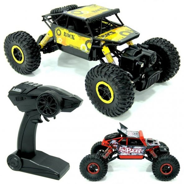 Uzaktan Kumandalı Araba Rock Leader Off Road 2.4GHz 4x4 JEEP 1:18 - 1