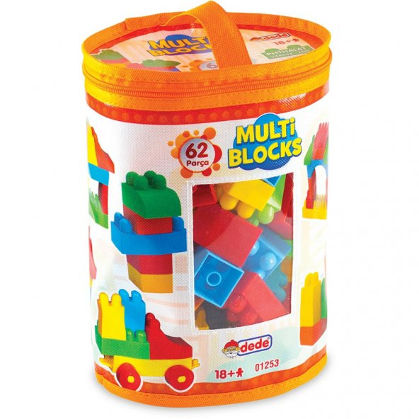 Dede Oyuncak Multi Blocks 62/92/120 Parça Eğitici Lego Oyun Seti - 2