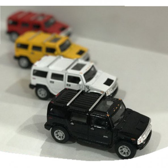 1:36 Metal Model Çek Bırak 2005 Hummer H2 SUT Oyuncak Araba Biblo - 2