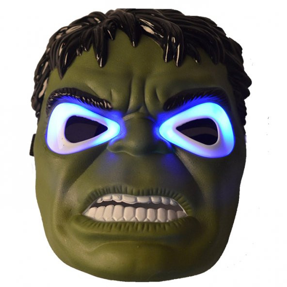 Işıklı Halloween Maskesi Hulk Yılbaşı Hediyesi O