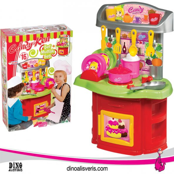 Oyuncak Candy Şef Mutfak Seti Evcilik Oyunları - 2