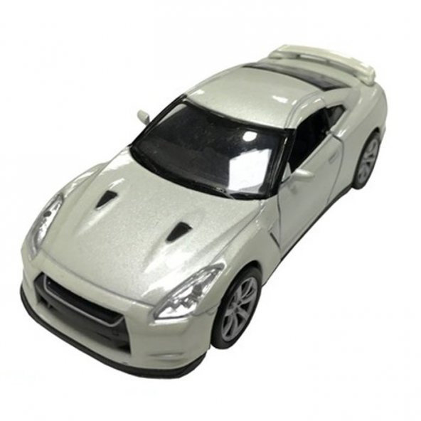 1:36 Metal Model Klasik Çek Bırak Nissan GTR Oyuncak Araba - 2