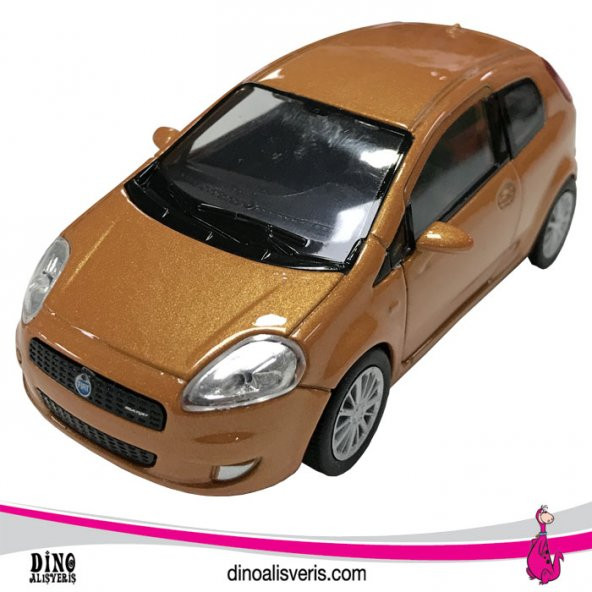 1:36 Metal Model Klasik Çek Bırak Fiat Grande Punto Oyuncak Araba - 2