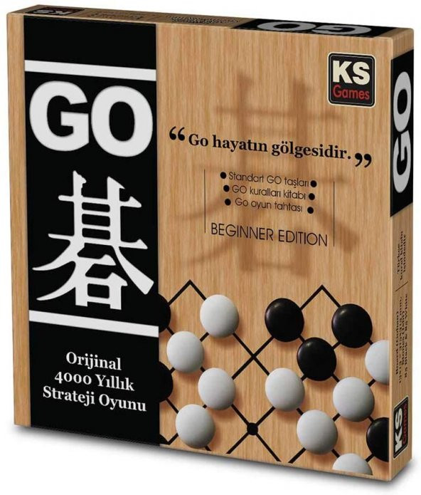 Ks Games Go Oyunu Orjinal Go 1.Kalite Akıl Zeka Oyunu Stratej