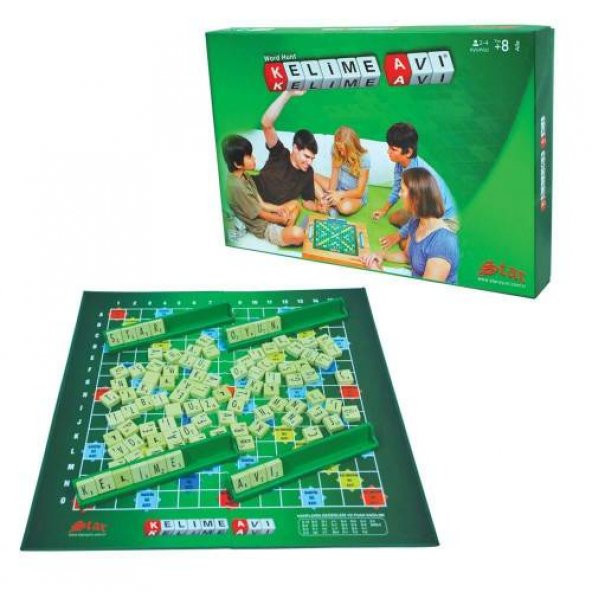 Kelime Avı Kutu Oyunu Yerli Üretim Scrabble Benzeri Kelime Avı