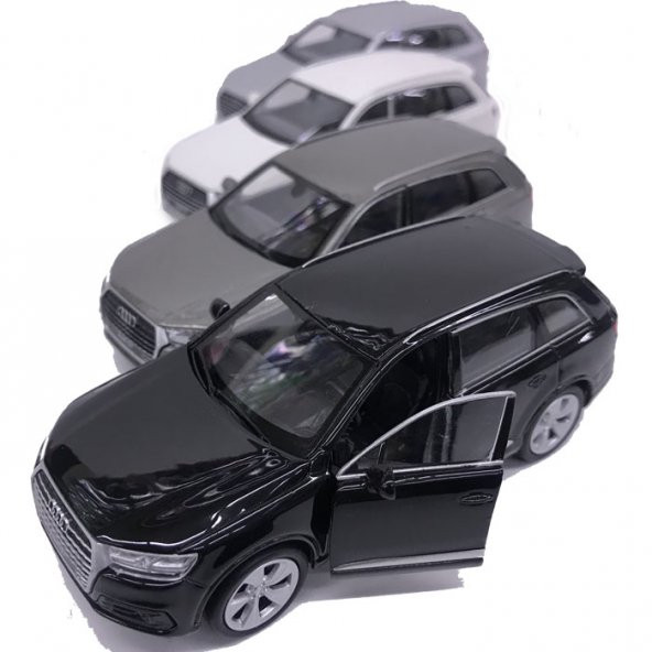 Audi Q7 Çek Bırak Oyuncak Araba Model Metal Araba 12cm Biblo