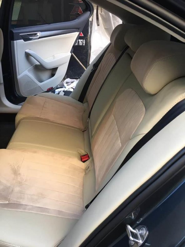 KRC S.DERİ-TAY TÜYÜ SKODA SUPER B 2015-2021 KOLTUK KILIFI - 5