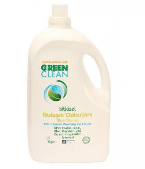U Green Clean Bitkisel Bulaşık Deterjanı 2.75 Lt