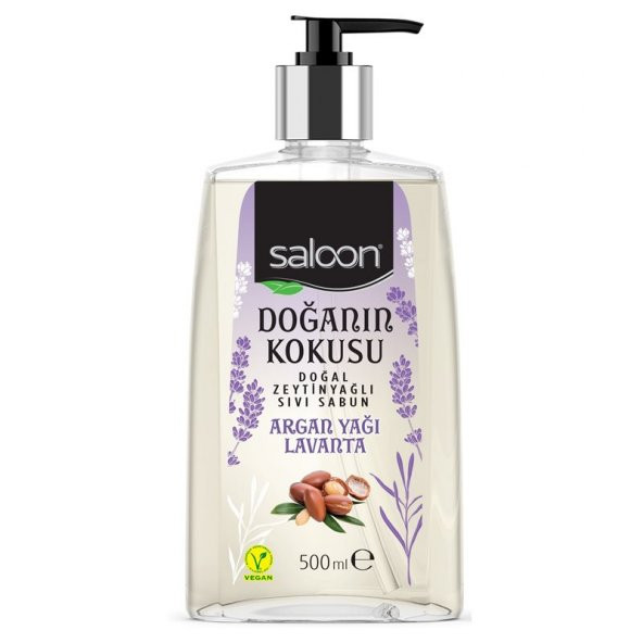 SALOON DOĞANIN KOKUSU SIVI SABUN ARGAN YAĞI & LAVANTA 500ML