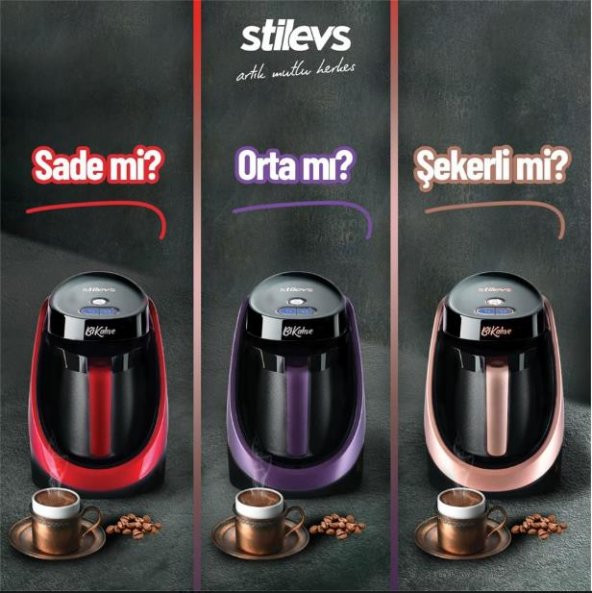 Stilevs-Bi Kahve Otomatik Türk Kahve Makinesi