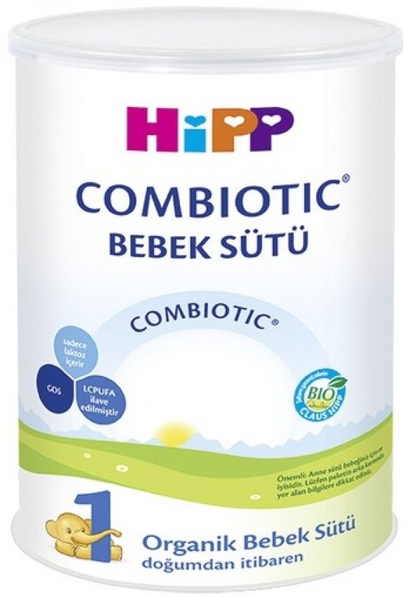 Hipp Organik Combiotic Bebek Sütü 800Gr No:1 (0-6 Ay)