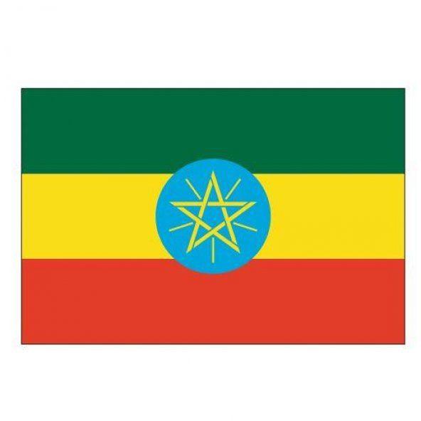 Etiyopya Gönder Ülke Bayrağı 150x225cm