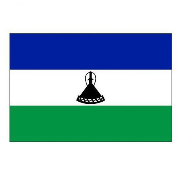 Lesotho Gönder Ülke Bayrağı 150x225cm