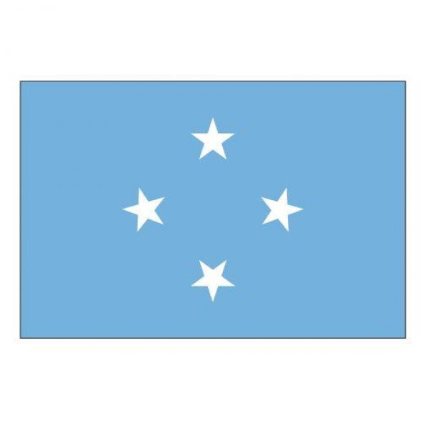 Mikronezya Gönder Ülke Bayrağı 150x225cm