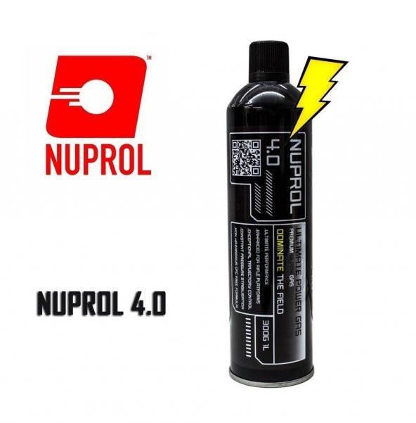 Nuprol 4.0 Airsoft BLACK Gas (Büyük Boy)