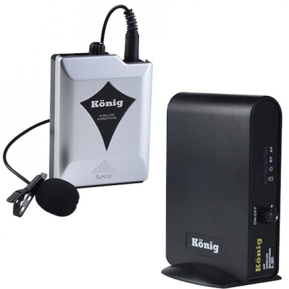 KÖNİG UHF Kablosuz Yaka Mikrofonu K-301 Y - 12