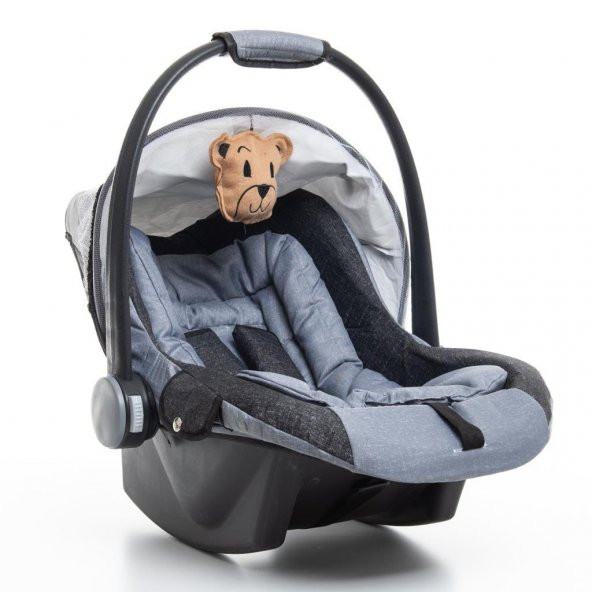 Bebebebek Lüx Pedli Bebek Taşıma, Bebek Oto Koltuğu Puset Cibinlikli - 7