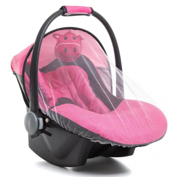 Bebebebek Lüx Pedli Bebek Taşıma, Bebek Oto Koltuğu Puset Cibinlikli - 8