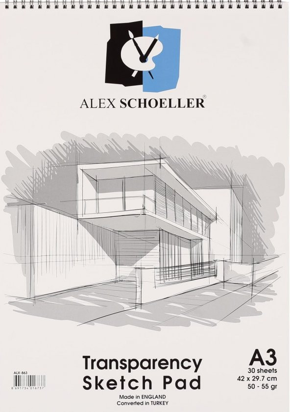 Alex Schoeller Alx-863 A3 30 Lu Eskiz Kağıdı