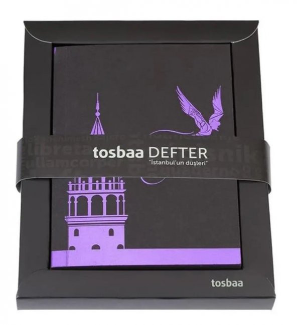 Tosbaa İstanbul Düşleri Hezarfenim Uç Hezarfenim 9.5x13 Çizgisiz Defter - 2