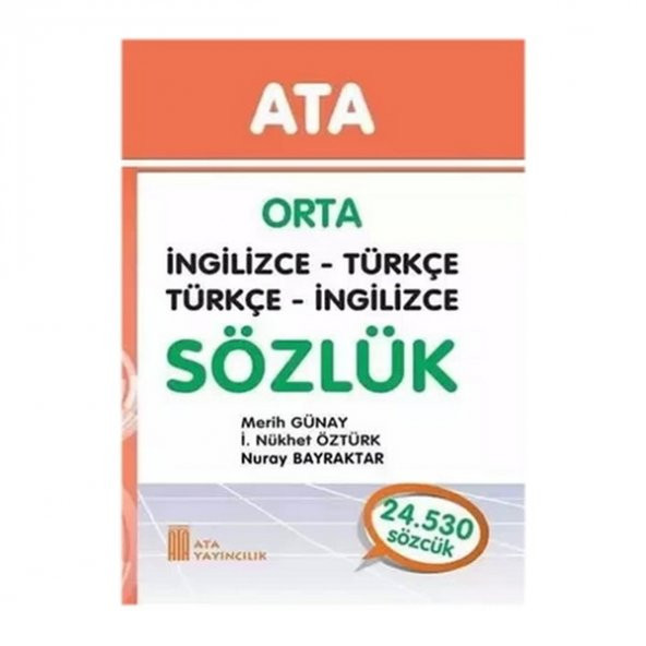 Ata Yayınları Sert Kapak Dönüşümlü Orta İngilizce Sözlük