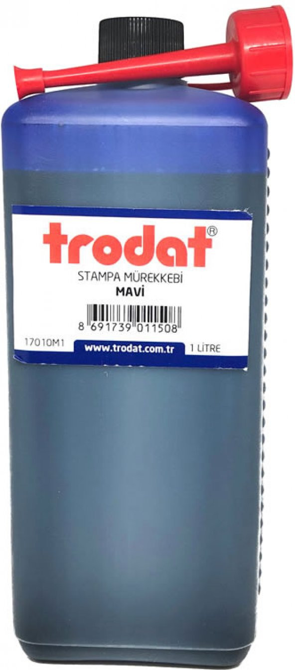 Trodat 1 Lt Mavi Stanpa Mürekkebi - 1