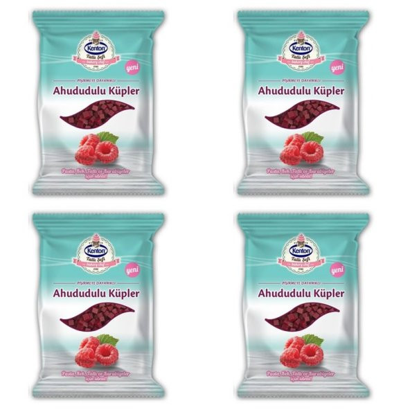 KENTON TATLI ŞEFİ MEYVELİ KÜPLER AHUDUDU POŞET 4LÜ