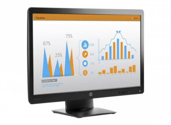 HP Pro Display P232 23" 5ms (Analog+Display) Full HD Led Monitör K7X31AA - 2