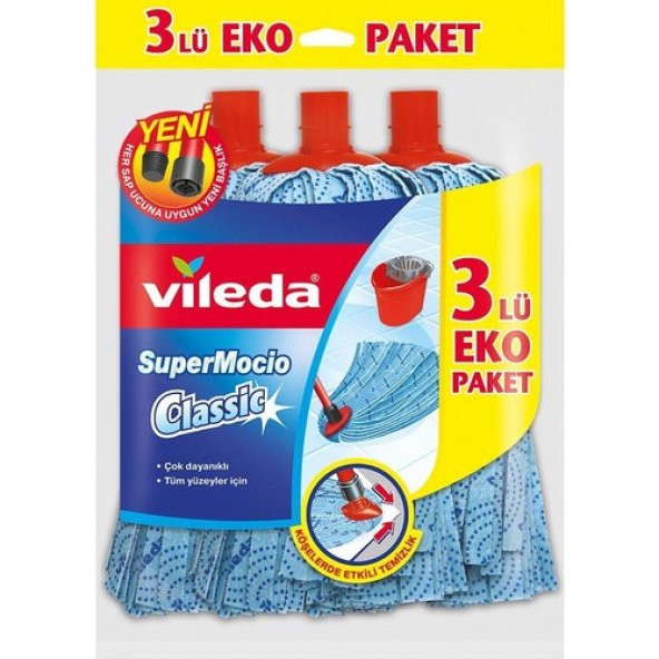Vileda Klasik Yedek Paspas, 3 Adet - 1