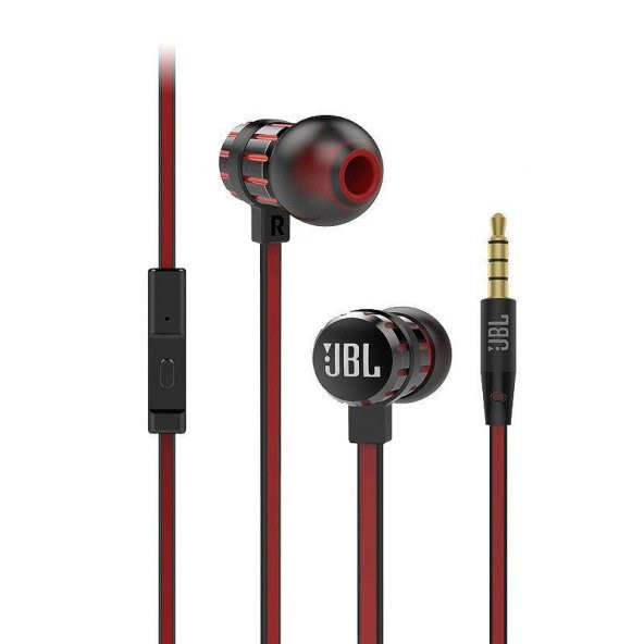 JBL T180A Pure Bass Mikrofonlu Kulak İçi Kulaklık Clear Sound Siyah