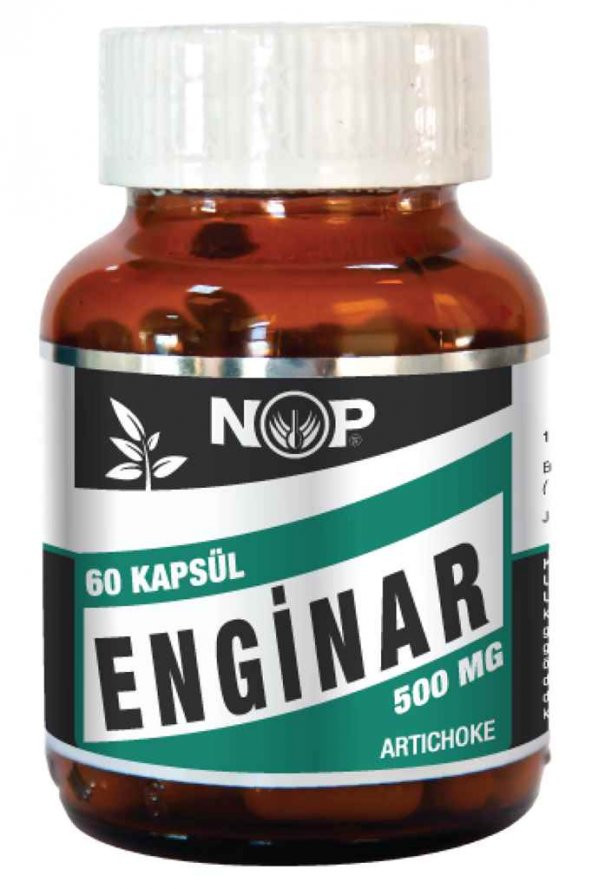 NOP Enginar 60 Kapsül 500 mg Artichoke 60 Kapsül