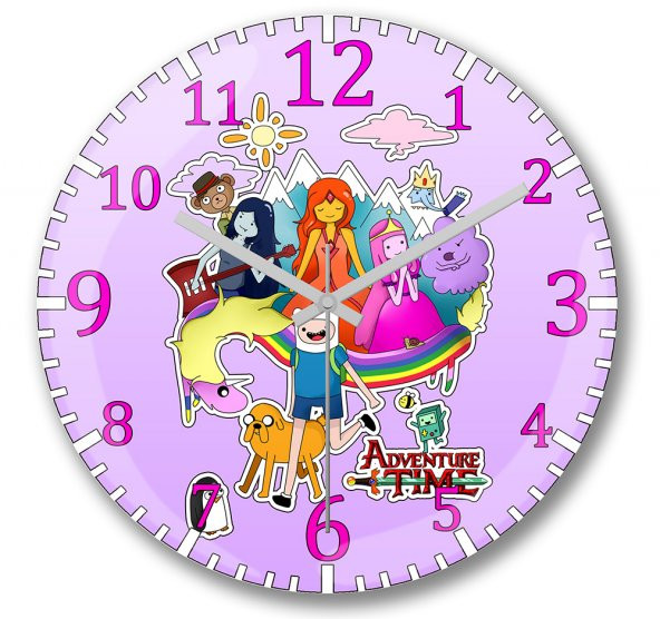 Adventure Time Marceline  Jack Finn  Duvar Saati - 1