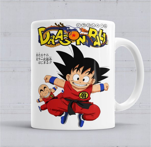 Goku Dragon Ball  Kupa Bardak Porselen