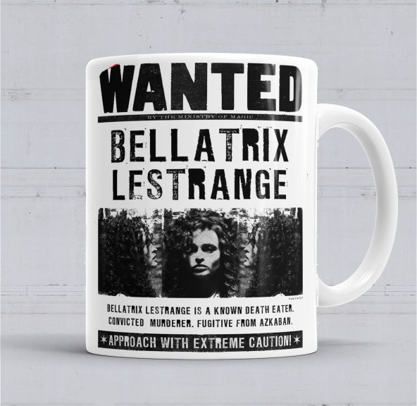 Harry Potter Bellatrıx Wanted Kupa Bardak Porselen
