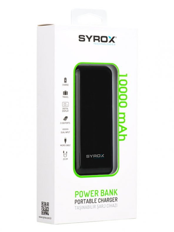 Syrox 10000 mAh PowerBank SYX - PB113 -