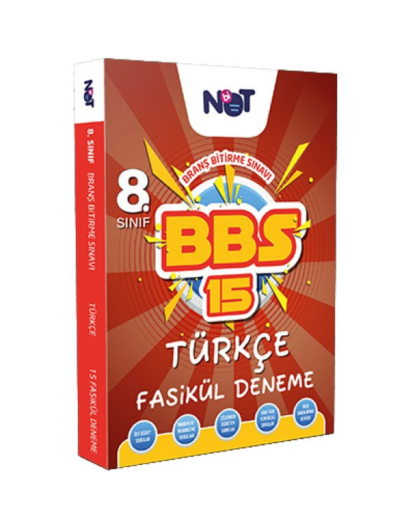Binot Yayınları - 8.Sınıf - BBS - Türkçe - 15 Deneme