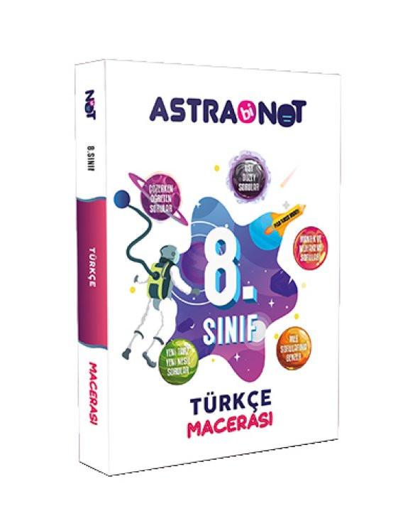 Binot Yayınları - 8.Sınıf Türkçe - AstraBinot Yayınları SB - 1