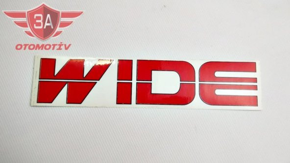 Isuzu Nkr WİDE Yazısı Kırmızı