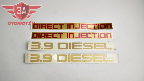 Isuzu Npr Kapı Yazı Takımı Sarı 3.9 DIESEL-DIRECT INJECTION