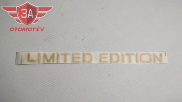 Isuzu D-Max LIMITED EDITION Yazısı