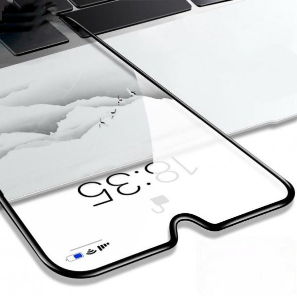 Ceponya Redmi Note 8 Pro Kenarları Kırılmaya Dayanıklı Ekran Koruyucu - 3