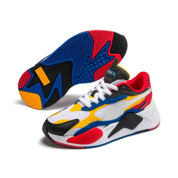 Puma RS-X³  PUZZLE Jr Çocuk Spor Ayakkabı - 37235704 - 1