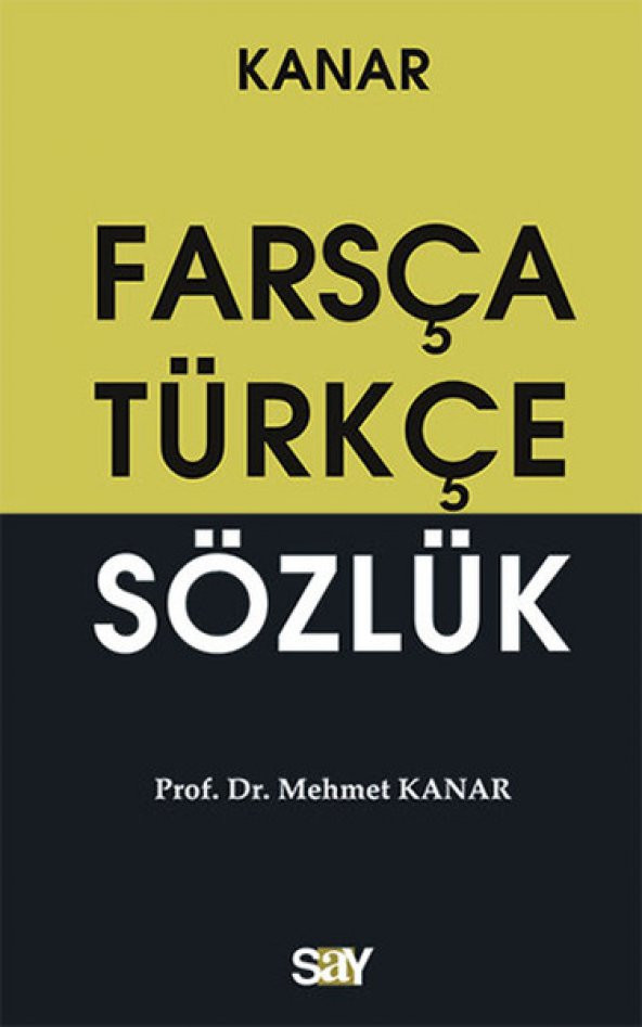Farsça Türkçe Sözlük (Küçük Boy) - Say Yayınları