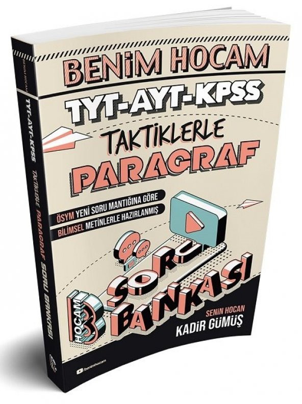 TYT AYT KPSS Taktiklerle Paragraf Soru Bankası - Benim Hocam Yayınları - 1