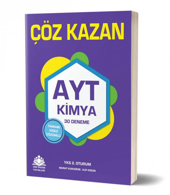 Ayt Kimya 30 lu Deneme - Çöz Kazan Yayınları
