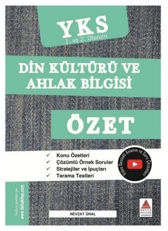 TYT AYT Din K.Ve Ahl Bil.Özet - Delta Kültür Yayınları