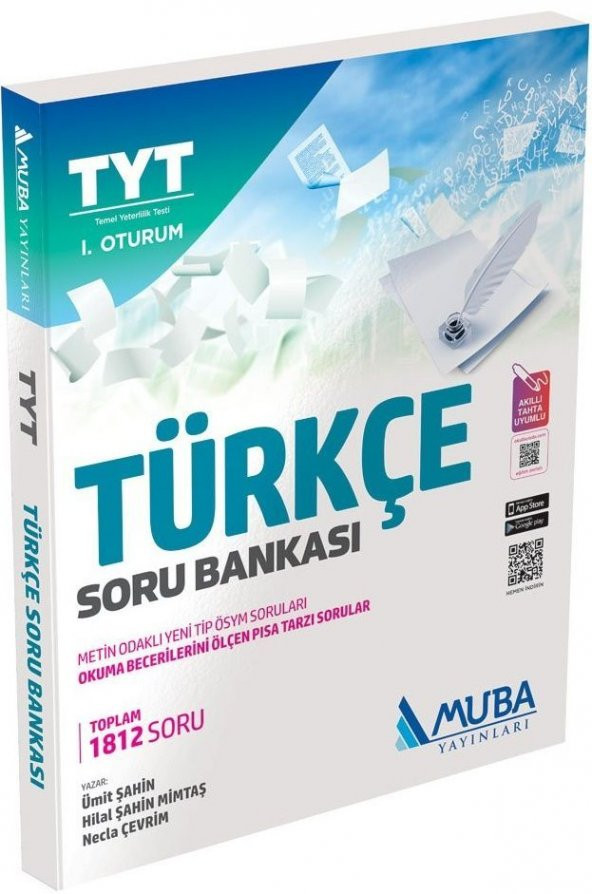 Muba Tyt 1. Oturum Türkçe Soru Bankası - Muba Yayınları