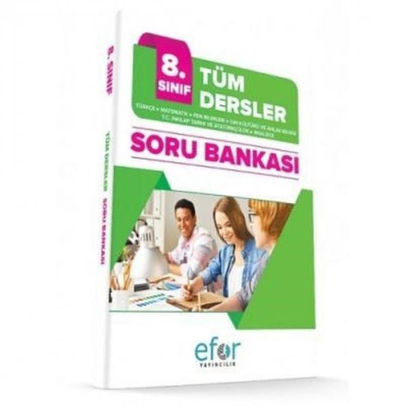 Efor Yayınları 8.Sınıf Tüm Dersler Soru Bankası - Efor Yayıncılık