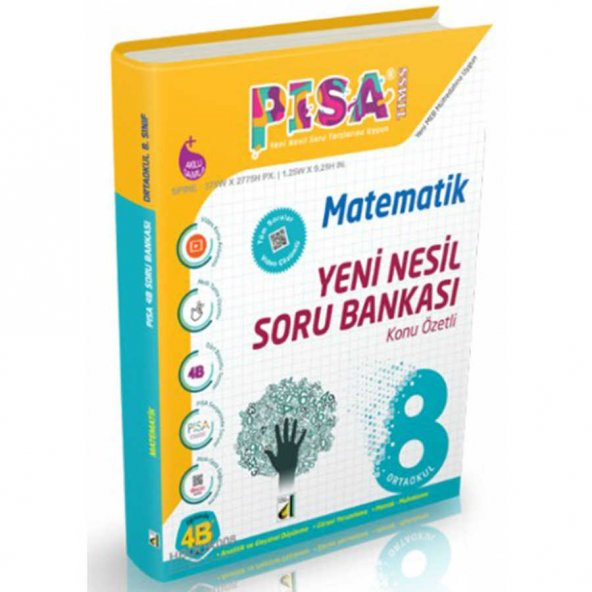 Pisa 8.Sınıf Yeni Nesil Matematik Soru Bankası - Damla Yayınevı