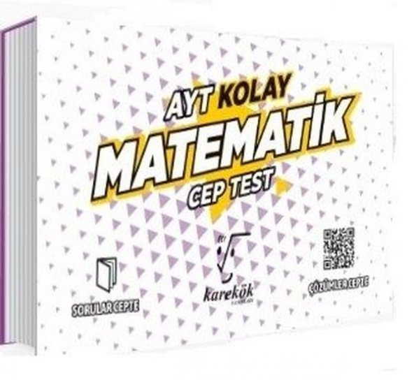 AYT Cep Test Matematik Kolay - Karekök Yayınları